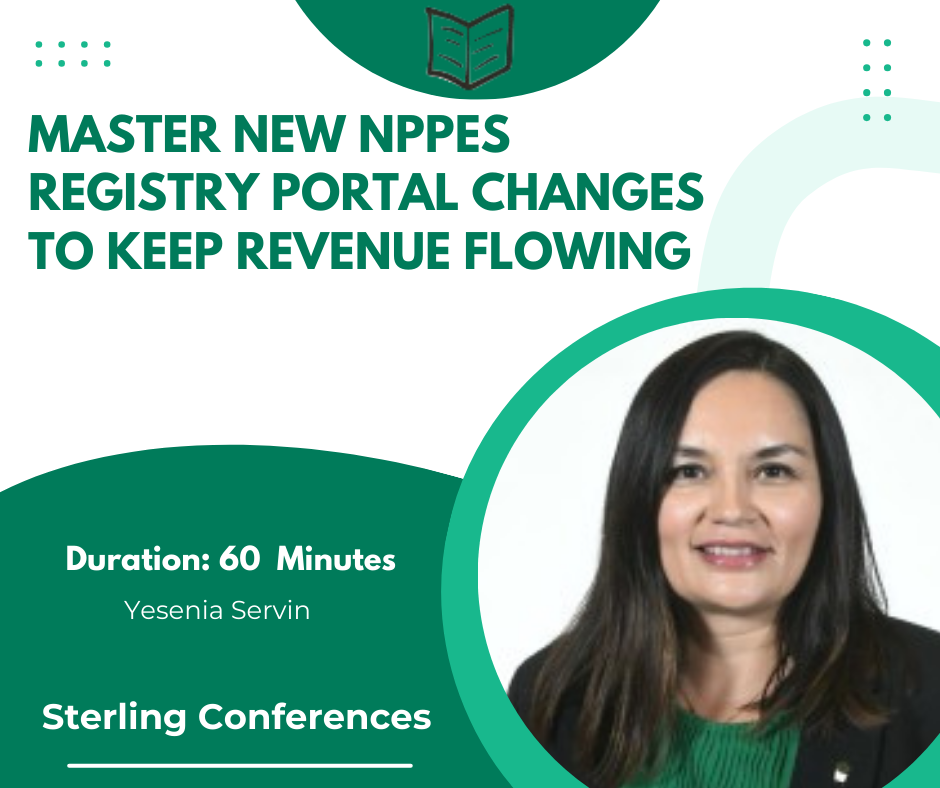 Master New NPPES Registry Portal Changes to Keep Revenue Flowing
