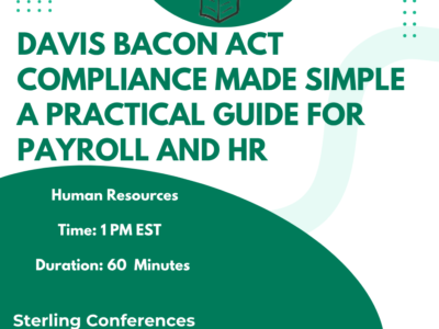 Davis Bacon Act Compliance Made Simple A Practical Guide for Payroll and HR